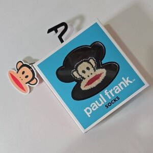 NWT Paul Frank All Over Print Brand Monkey Socks
